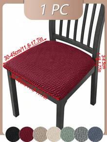1pc Solid Color Jacquard Striped Bench Cover With Cord, High Elastic Dust-Proof Decorative Bench Slipcover, Suitable For Bedroom, Living Room, Study, Dining Room, Daily Use - Multicolor - View 13