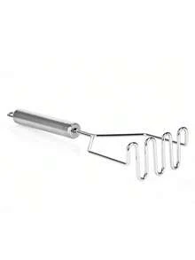 Machacador de patatas, prensa de patatas con mango de acero ondulado, molinillo de alimentos manual, machacador de patatas, herramienta de cocina para machacar - Multicolor - Ver 7