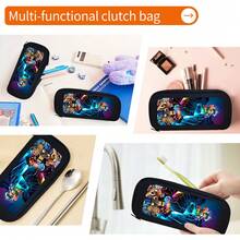 3pcs  Characters Adventure Large Capacity travel backpack Perfect for School, Travel, and Everyday Use Back-To- Gift, Tablet Compartment - Schwarz - Übersicht 11