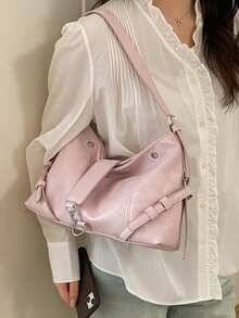 女士手提包 | 都市美学，适用于各种场合 金属配件系统 * 多功能可调节背负系统 一套装备，助您在日常、约会等场合展现视觉主导地位 - 彩色 - 查看 5