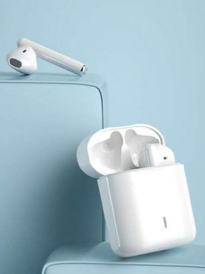 WoSD หูฟังบลูทูธไร้สาย TWS 5.4, หูฟังสเตอริโอสำหรับเล่นกีฬา, เพลงสเตอริโอ HiFi สำหรับมือถือและไมโครโฟน, ระบบควบคุมแบบสัมผัส, หูฟังสำหรับเล่นเกมที่มีความหน่วงต่ำ