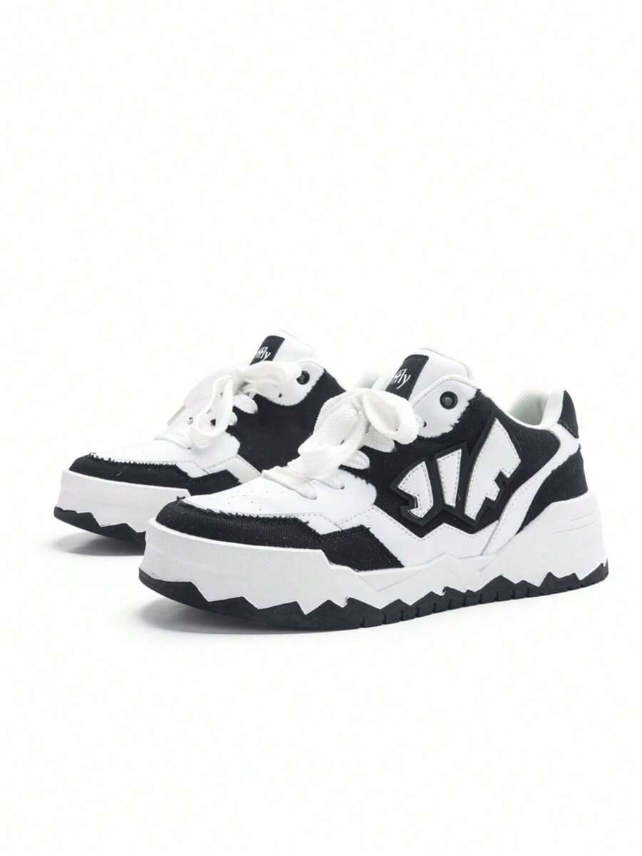 Jifffly 男女通用休闲运动鞋 - 黑色 - 查看 1