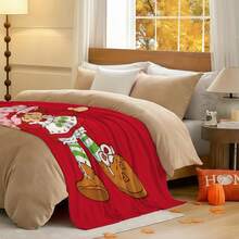 S-Strawberry Pink Shortcake Throw Blanket – Fluffy Plaid Picnic & Camping Blanket, Soft & Cozy Portable Sofa Decor, Downy King Lid Blanket For All-Season Comfort - Photo-5 - 查看 7