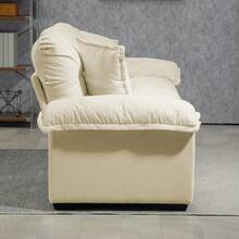 Sofas & Couches - Beige + Upholstered + 2 Seat - View 7