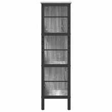 vidaXL Bücherregal Graues Sonoma 82 x 32 x 112 cm Holzwerkstoff - Grau - Übersicht 6