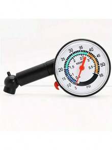 1个高精度多功能汽车轮胎压力表 - 机械式气压表，用于紧急检测 - A - 查看 10