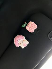 Cute Cartoon Car Visor Clip, Sunglasses Holder, Receipt Organizer Clip For Car - A - View 7