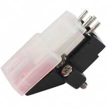 Phonograph Turntable Dual Moving Magnet Stereo Vinyl Record Player Stylus Needle - Negro - Ver 1