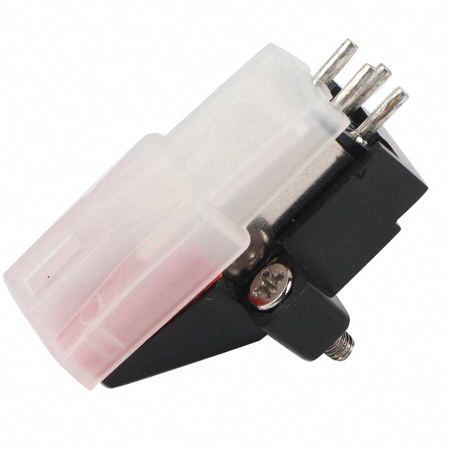 Phonograph Turntable Dual Moving Magnet Stereo Vinyl Record Player Stylus Needle - Negro - Ver 1