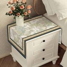 American Style Bedside Cabinet Cover Cloth, Small Rectangular Table Cloth, Lightweight Luxury Microwave Oven Refrigerator Dust Cover, Washing Machine Dust Cover,Women's Day,Travel Essentials,Wedding Favours,Y2k,Bedroom,Car Acessesories Women,Kitchen Deccor - Multicolor - View 8