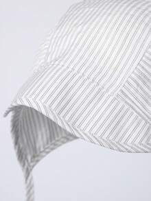 TUTUYA Infant Princess Hat, Soft & Comfortable All Season Material Baby Cap, Blue Striped Brimmed Sun Protection Hat - 1PC - View 7