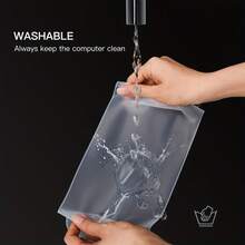 适用于13-14英寸/15-16英寸笔记本电脑的通用硅胶键盘保护膜，防尘保护 - 通用版 - 查看 9