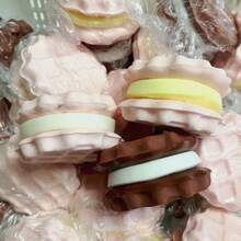 1pc 2026 Bestseller Original New Huafu Multi-Layer Biscuit Squeeze Toy, Slow Rebound Stress Relief, Perfect Gift For Festivals, Birthdays, Valentines, Interesting Present - Multicolor - View 4