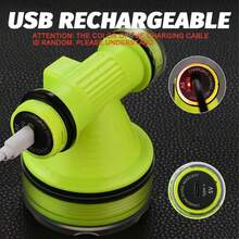 AGUILAMEX Linternas de cabeza para Buceo con LED Brillantes Recargable por USB Impermeables Linterna subacuática Portátil y Multifuncional, Regalo Festivo, Adecuado para Pesca, Emergencias, Trabajo, Mantenimiento, Deportes / Equipo de buceo para submarinismo - Amarillo fluorescente - Ver 5