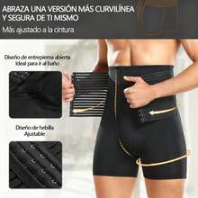 ¡RecomendadoBody Moldeador de Compresión para Hombre, Pantalones Cortos Moldeadores Realza Glúteo, Faja Reductora Respirable para Deportes, Trabajo y Gym¡Top de Temporada - G - Ver 2