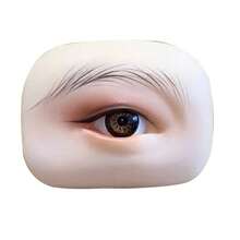 5D 3D Silicone Eyebrow & Eyelash Tattoo Practice Skin, Realistic Embroidered Eyebrows, Eyelash Extension Training Model, Solid Eye Tattoo Practice Skin, Suitable For Beginners And Professional Tattoo Artists - Multicolor - View 9