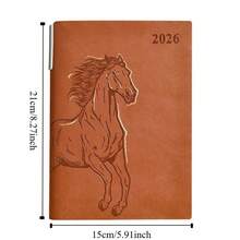 Year Of The Horse Schedule Book, Time Management Plan Book, Daily One Page Efficiency Manual, Business Diary Book - Multicolor - View 8