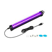 395-400NM Portable UV LED Black Light, Suitable For Bars, KTV, Stages. The Purple Fluorescent Lamp Can Glow In The Dark, Ideal For Halloween Decorations, Room Decor, Body Painting, Posters And Other Party Supplies. - Purple - View 11