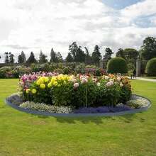 Flexible Plastic Lawn Edging, Flower Bed Edging, For Garden And Balcony - Anthracite Color -20m - View 8