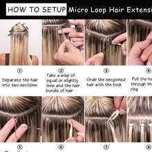 Professional Hair Extension Tool Kit, 1000pcs With Nano/Micro Ring System, Heavy-Duty Extension Removal Pliers & Hook Device, Compatible With Clip-In/Tape-In/Micro-Link Hair Extensions, For All Hair Types - Multicolor - View 7