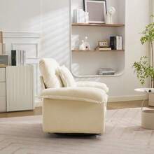 Living Room Chairs - Beige + Upholstered + 1 Seat - View 5