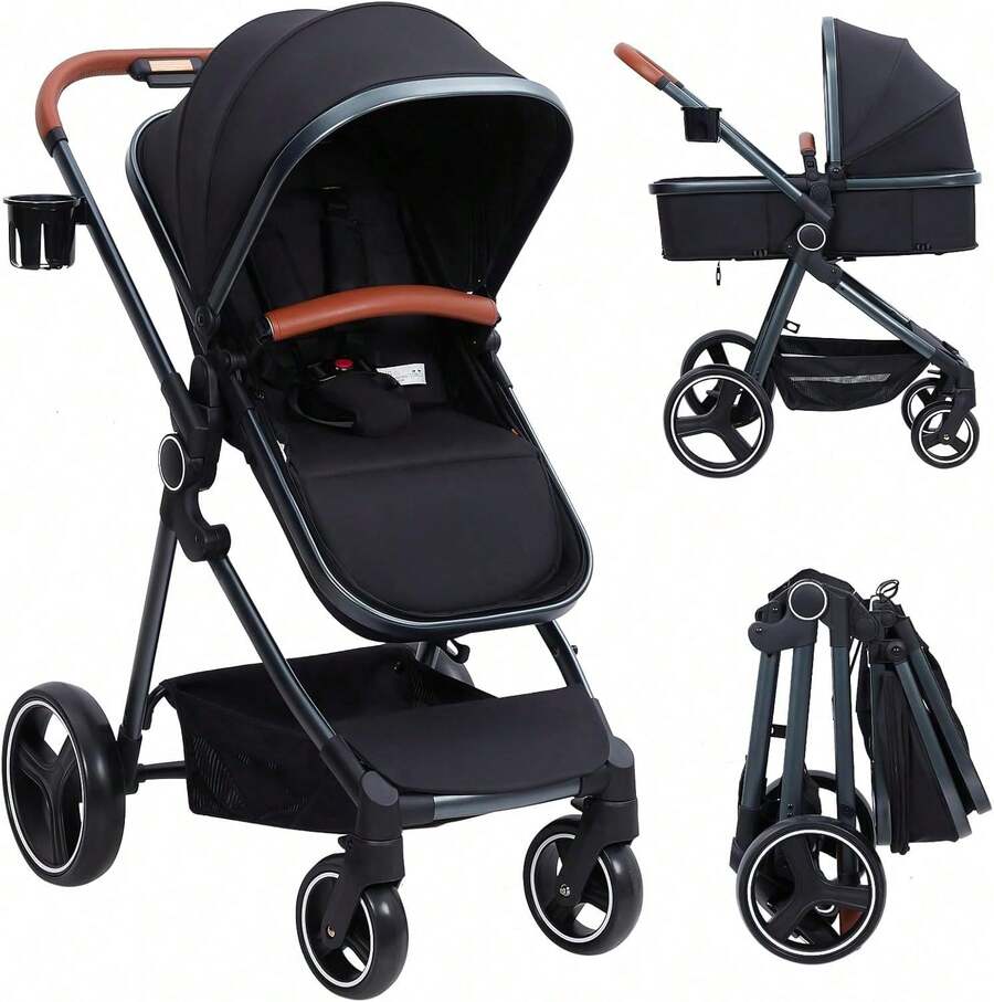 Baby Strollers - Black - View 1