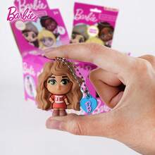 Mattel 芭比官方授权盲盒钥匙扣（1个）-3D泡沫盲盒人偶包夹&挂件拉链钥匙圈背包配件收藏礼品- - 彩色 - 查看 7