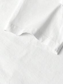 Nowość na wiosnę/lato: Biała bawełniana koszulka z krótkim rękawem "Built By The Sun" – swobodny komfort i styl na co dzień - Biały - Zobacz 5