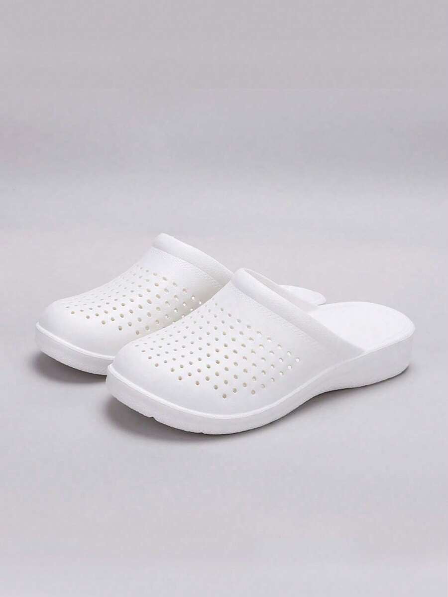 2026 New Breathable Slip-On Sandals For Women, Non-Slip Soft Sole Mules, Summer - White - View 1