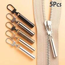 Detachable Cylindrical Metal Zipper Pulls, Replacement Zipper Sliders For Bags, Shoes And Clothes, DIY Sewing Zipper Heads - Multicolor - View 23
