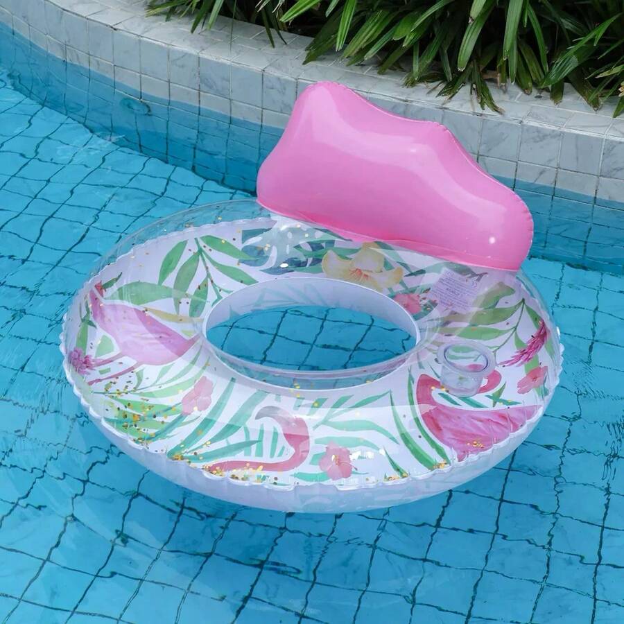 Children's Swim Ring With Seat Backrest, Inflatable Swim Ring Suitable For Summer Beach Outdoor Children's Swimming - Multicolor - View 1
