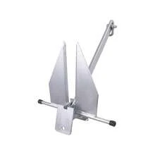 Galvanized Fluke Style Anchor Kit Includes Galvanized Fluke Anchor, Rope, Shackles, Chain 8LB 10LB 13LB - For Boat 12-22FT, 8 LB - View 4