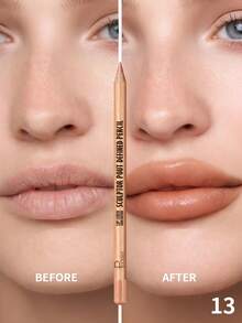 Pudaier 1支防水裸色唇线笔，3D立体唇形笔，情人节甜蜜礼物 - 13 - 查看 6