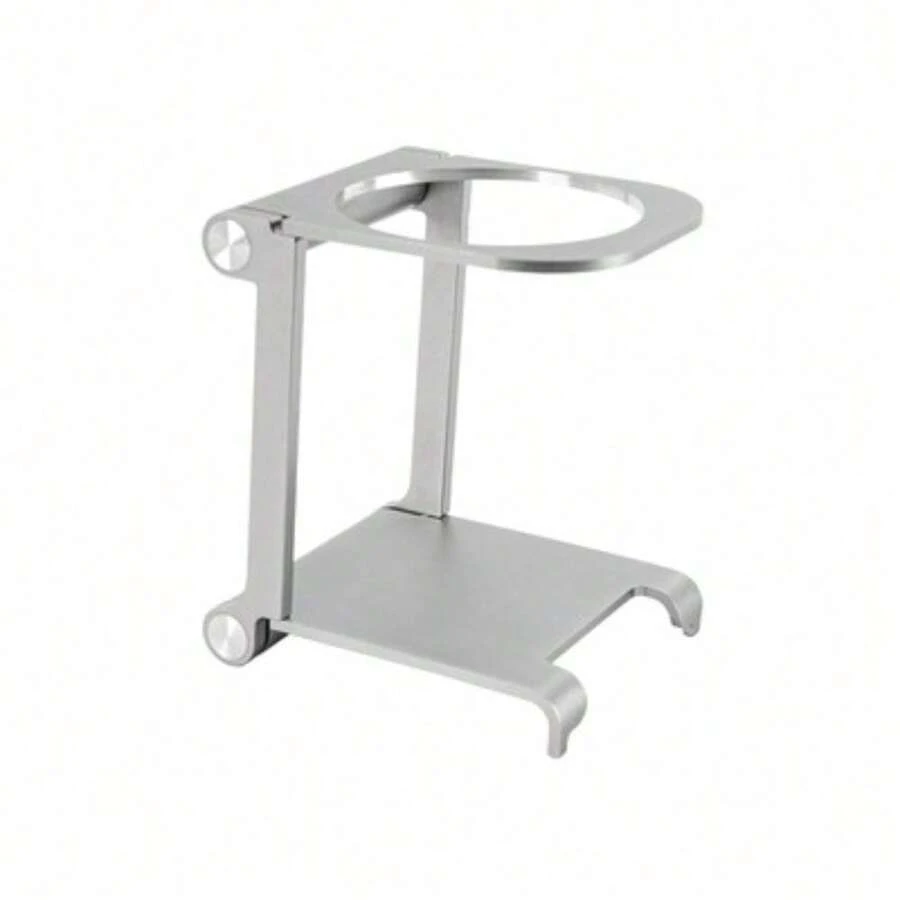 Manual Drip Coffee Machine Stand Small Aluminum Style B - Silver - View 1