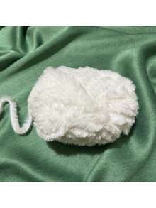 Premium Fluffy Chunky Yarn Hand Knitted Scarf & Beanie Set - K-Black - View 13