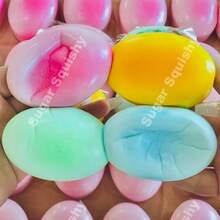 Realistic Soft Squishy Slow Rebound Squeeze Toy, Cute High-Quality Stress Relief Toy - Multicolor - View 3