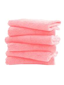 3/6/12/24条装超柔软面巾，优质超细纤维毛巾，高吸水性速干珊瑚绒面巾，多用途面巾，适用于浴室、酒店和健身房 - 粉色 - 查看 11