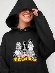 Men Outdoor Hoodies & Sweatshirts - Black - View 7