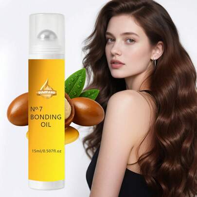  Sérum capilar nutritivo SUMIFANG, que contiene aceite de babasú, aceite de ricino, biotina, aceite de jojoba, que nutre y hidrata profundamente, dejando el cabello seco y dañado suave y brillante. Apto para hombres y mujeres, adecuado para todo tipo de cabello.