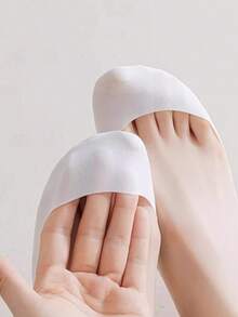 女士夏季隐形船袜柔软舒适冰丝薄款半掌吊袜 - 彩色 - 查看 6