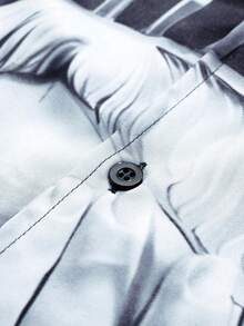 Áo sơ mi nam tay ngắn in hình Tượng Nữ thần Tự do theo phong cách đường phố, kiểu dáng độc đáo, đa năng, mang hơi hướng người nổi tiếng, thích hợp cho mùa hè, lễ Phục sinh và kỳ nghỉ biển. - Xanh đậm - Xem 6