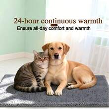 Self-Heating Pet Bed Pad, Warm Cushion For Dog Kennel, Soft Thermal Insulation Mat For Winter - Multicolor - View 4