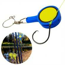2pcs Durable Fishing Knot Tool, Quick Hook Design, Ergonomic Handle, Suitable For Ice Fishing And Fly Fishing Accessories, Perfect Gift For Father's Day, Labor Day And Teacher's Day, Colorful Handle, Sturdy Structure, Fishing Gear - Multicolor - View 4