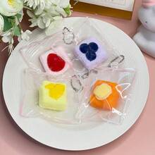 1个立方体软萌玩具 - 解压玩具 - 挤压玩具 - 软萌玩具 - 指尖玩具 - 史迪奇玩具 - 旅行玩具 - 课堂指尖玩具 - 迷你洗澡玩具 - 圣诞文具减压球，生日礼物，完美礼物，复活节礼物，圣诞节礼物，万圣节礼物，平安夜礼物 - 彩色 - 查看 4