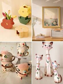 粘土清漆（带刷子）、丙烯酸清漆、风干粘土釉、风干粘土釉、陶瓷、油画、木材、防水、防裂防泛黄 - 彩色 - 查看 5