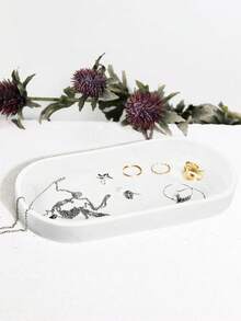 2/Pcs Bathroom Vanity Tray, Kitchen Sink Tray, Silicone Toilet Tank Tray, Bathroom Countertop Organizer Tray For Jewelry/Perfume/Soap Dispenser/Hand Towel - Multicolor - View 11