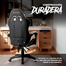 Silla Gamer PlayFever Delta Luz RGB Escritorio Ergonómica Reclinable y Ajustable Soporte Lumbar y Espalda Estilo y Funcionalidad Dorado - Dorado - Ver 4