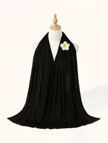 7件套（5条发带+2个丝绸发夹）棉质时尚女士围巾组合发带礼盒 - 彩色 - 查看 9