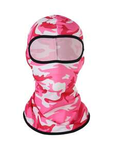 1/2/3 piezas Pasamontañas unisex con máscara facial de un solo orificio de camuflaje, adecuado para deportes al aire libre, ciclismo, senderismo, uso diario - B - Ver 11