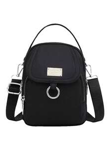 Multi-Layered Canvas Small Bags For Women - Mini Mobile Phone Bags For Women - Cross-Body Bags With A Slant - Lightweight And Versatile Handbags For Women - Multicolor - View 8